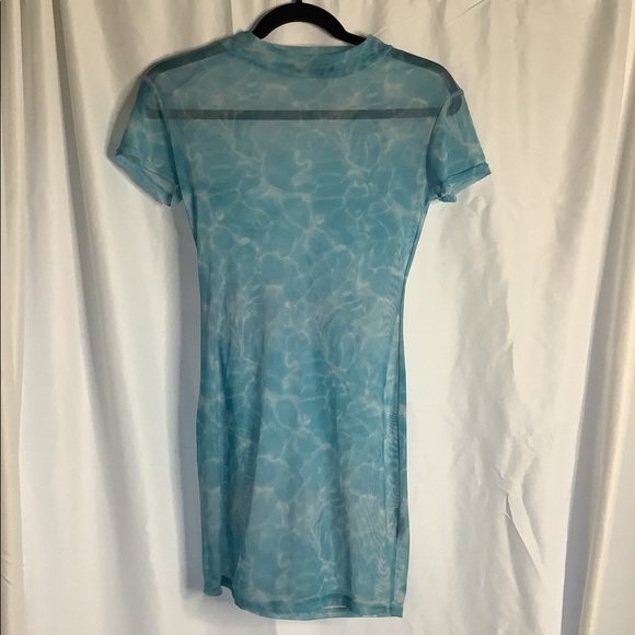 PrettyLittleThing Dresses & Skirts - Mesh slip Dress/ Cover up